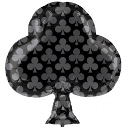 Casino Black Club Junior Shape S40 Pkt (19" X 21")