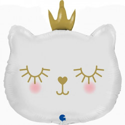 Cat Princess White 26" Grabo Shape C Pkt