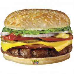 Cheeseburger 31" Mighty Bright Shape Mbc Pkt