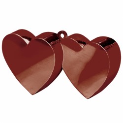 Chocolate Double Heart Weights 170g 12pc
