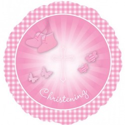 Christening Booties Pink Standard S40 Pkt