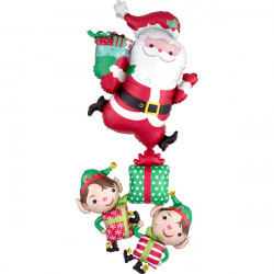 Christmas Characters Stacker Multi Shape P70 Pkt (29" X 63")