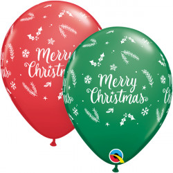 Christmas Evergreen 11" Green & Red (25ct) Ygx