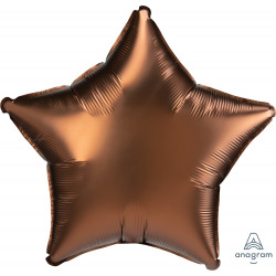 Cocoa Satin Luxe Star Standard S15 Flat A