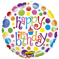 Colorful Birthday 21" Mighty Bright (mb21) Pkt