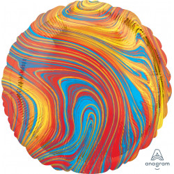 Colourful Marblez Circle Standard S18 Flat A