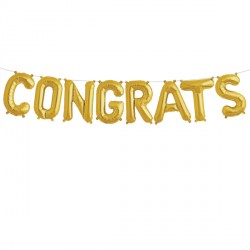 Congrats Kit Gold 16"