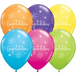 Congratulations Elegant 11" Tropical Assorted (25ct) Ygx
