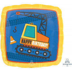 Construction Happy Birthday Standard S40 Pkt