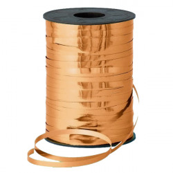 Copper 5mm Metallic Ribbon 500m