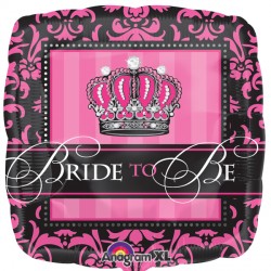 Crowned Bride To Be Standard S40 Pkt