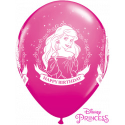 Disney Princess Birthday 11" Wild Berry, Pink & Spring Lilac (25ct) Lbc