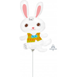 Easter Bunny With Vest Mini Shape A30 Flat