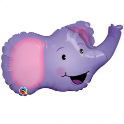 Elated Elephant 14" Mini Shape Flat Jw