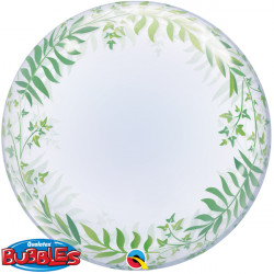 Elegant Greenery 24" Deco Bubble Kap