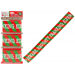 Elves Behavin' Badly Elf Design Printed Tape 3 Pack 2.75mtr X 8cm