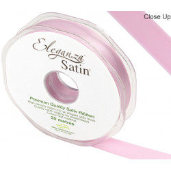 Fashion Pink Eleganza Double Faced Satin Ribbon 15mm X 20m