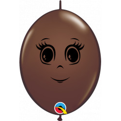 Feminine Face Quick Link 6" Chocolate Brown (50ct) Cy