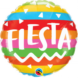 Fiesta Rainbow Stripes 18" Pkt If