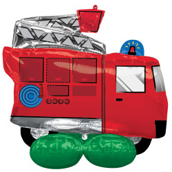 Fire Truck P70 Airloonz Pkt (38" X 50")