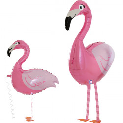 Flamingo 38" Balloon Friends Pkt