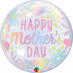 Floral Pastel Mother's Day 22" Single Bubble Yrv