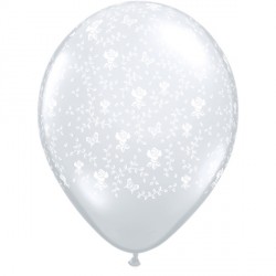 Flowers-a-round 5" Diamond Clear (100ct) Ycv