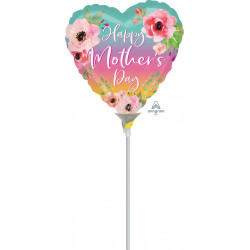 Flowers & Ombre Happy Mother's Day 9" A15 Flat