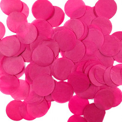 Fuchsia 25mm Round Paper Confetti 100g