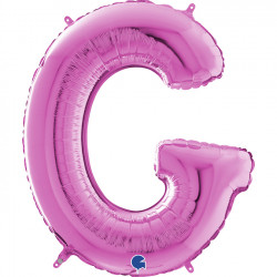 Fuchsia Letter G Shape 26" Pkt