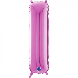 Fuchsia Letter I Shape 26" Pkt