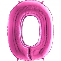 Fuchsia Number 0 Shape 26" Pkt
