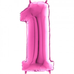 Fuchsia Number 1 Shape 26" Pkt