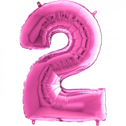 Fuchsia Number 2 Shape 26" Pkt
