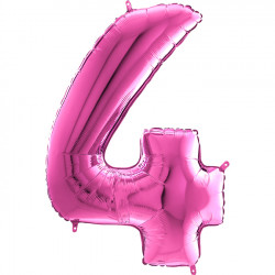 Fuchsia Number 4 Shape 26" Pkt