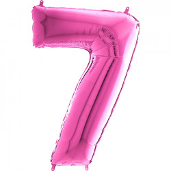 Fuchsia Number 7 Shape 26" Pkt