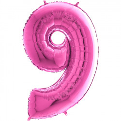 Fuchsia Number 9 Shape 26" Pkt