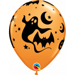 Fun & Spooky Icons 11" Orange (25ct) Ygx