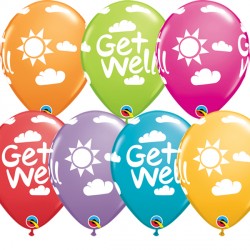 Get Well Sunshine 11" Festive Assorted (25ct) Ygx