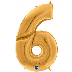 Giant Gold 6 Shape 64" Pkt