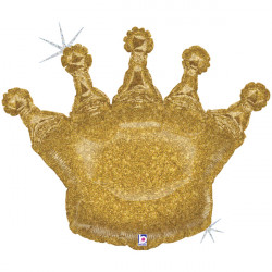 Glittering Crown 36" Holo Shape D Pkt