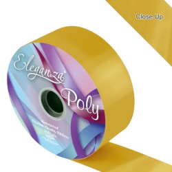 Gold 2" Eleganza Poly Ribbon 91m