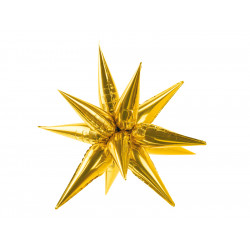 Gold 3d Star Shape 70cm Pkt