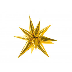 Gold 3d Star Shape 95cm Pkt