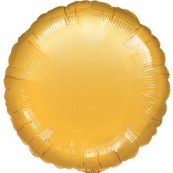 Gold Metallic Round Standard S15 Flat A