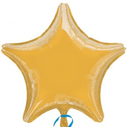 Gold Metallic Star Standard S15 Flat A