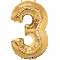 Gold Number 3 Shape Group D 44" Pkt Ycj