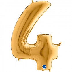 Gold Number 4 Shape 40" Pkt