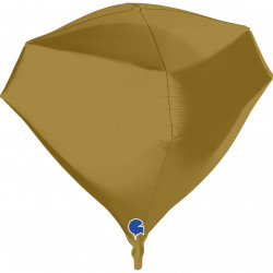 Gold Satin Gem 18" Pkt