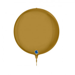 Gold Satin Globe 11" Pkt